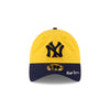 NEW ERA X RALPH LAUREN NEW YORK YANKEES COOPERSTOWN BLACK VISOR YELLOW 9TWENTY CAP