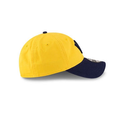 NEW ERA X RALPH LAUREN NEW YORK YANKEES COOPERSTOWN BLACK VISOR YELLOW 9TWENTY CAP
