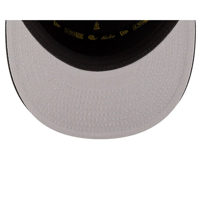 NEW ERA 59FIFTY® DAY WORDMARK BLACK 59FIFTY SPLIT PANEL CAP