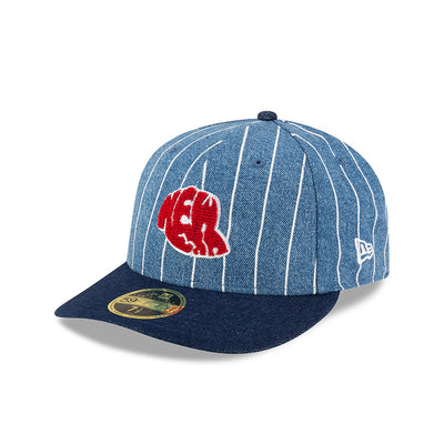 NEW ERA 59FIFTY® DAY PINSTRIPE INDIGO DENIM 59FIFTY LOW PROFILE CAP