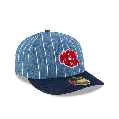 NEW ERA 59FIFTY® DAY PINSTRIPE INDIGO DENIM 59FIFTY LOW PROFILE CAP