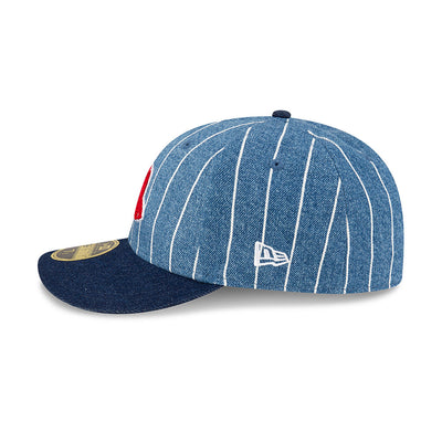NEW ERA 59FIFTY® DAY PINSTRIPE INDIGO DENIM 59FIFTY LOW PROFILE CAP