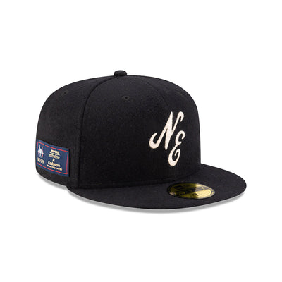 NEW ERA 59FIFTY® DAY ABRAHAM MOON MERINO EXTRAFINE AND CASHMERE BLACK 59FIFTY CAP