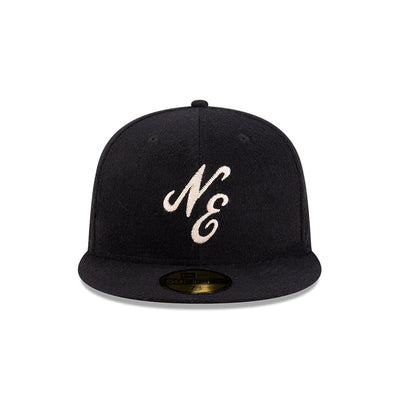 NEW ERA 59FIFTY® DAY ABRAHAM MOON MERINO EXTRAFINE AND CASHMERE BLACK 59FIFTY CAP