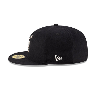 NEW ERA 59FIFTY® DAY ABRAHAM MOON MERINO EXTRAFINE AND CASHMERE BLACK 59FIFTY CAP