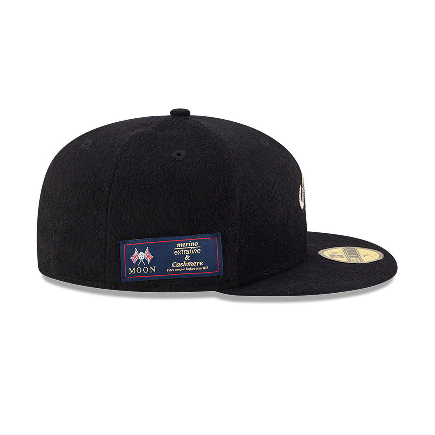 NEW ERA 59FIFTY® DAY ABRAHAM MOON MERINO EXTRAFINE AND CASHMERE BLACK 59FIFTY CAP