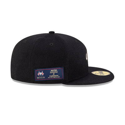 NEW ERA 59FIFTY® DAY ABRAHAM MOON MERINO EXTRAFINE AND CASHMERE BLACK 59FIFTY CAP