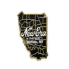 NEW ERA 59FIFTY® DAY BUFFALO MAP BLACK AND GOLD PIN