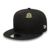 NEW ERA 59FIFTY® DAY 59FIFTY CAP BLACK AND GOLD PIN