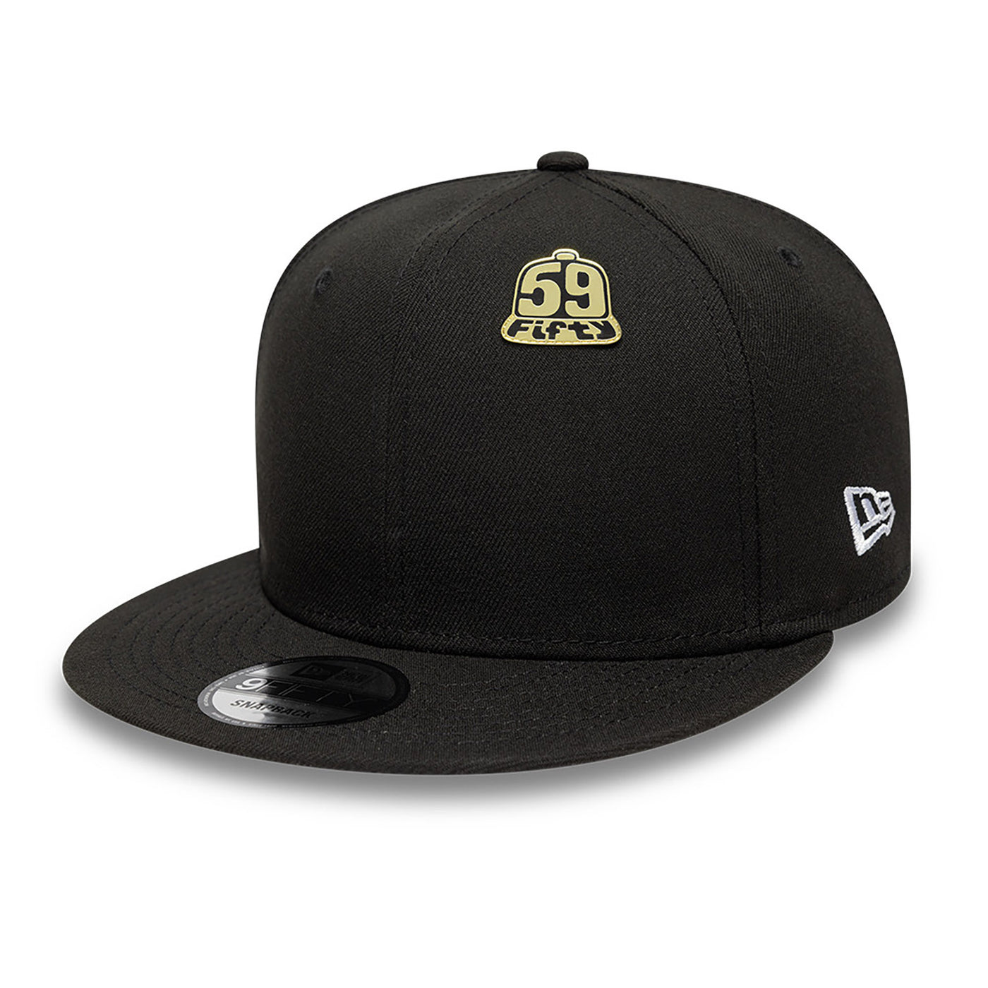 NEW ERA 59FIFTY® DAY 59FIFTY CAP BLACK AND GOLD PIN