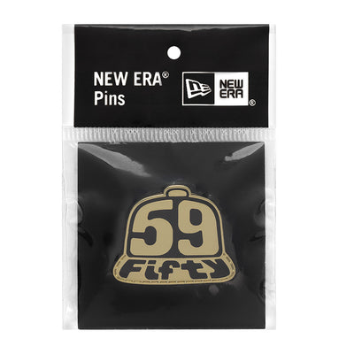 NEW ERA 59FIFTY® DAY 59FIFTY CAP BLACK AND GOLD PIN