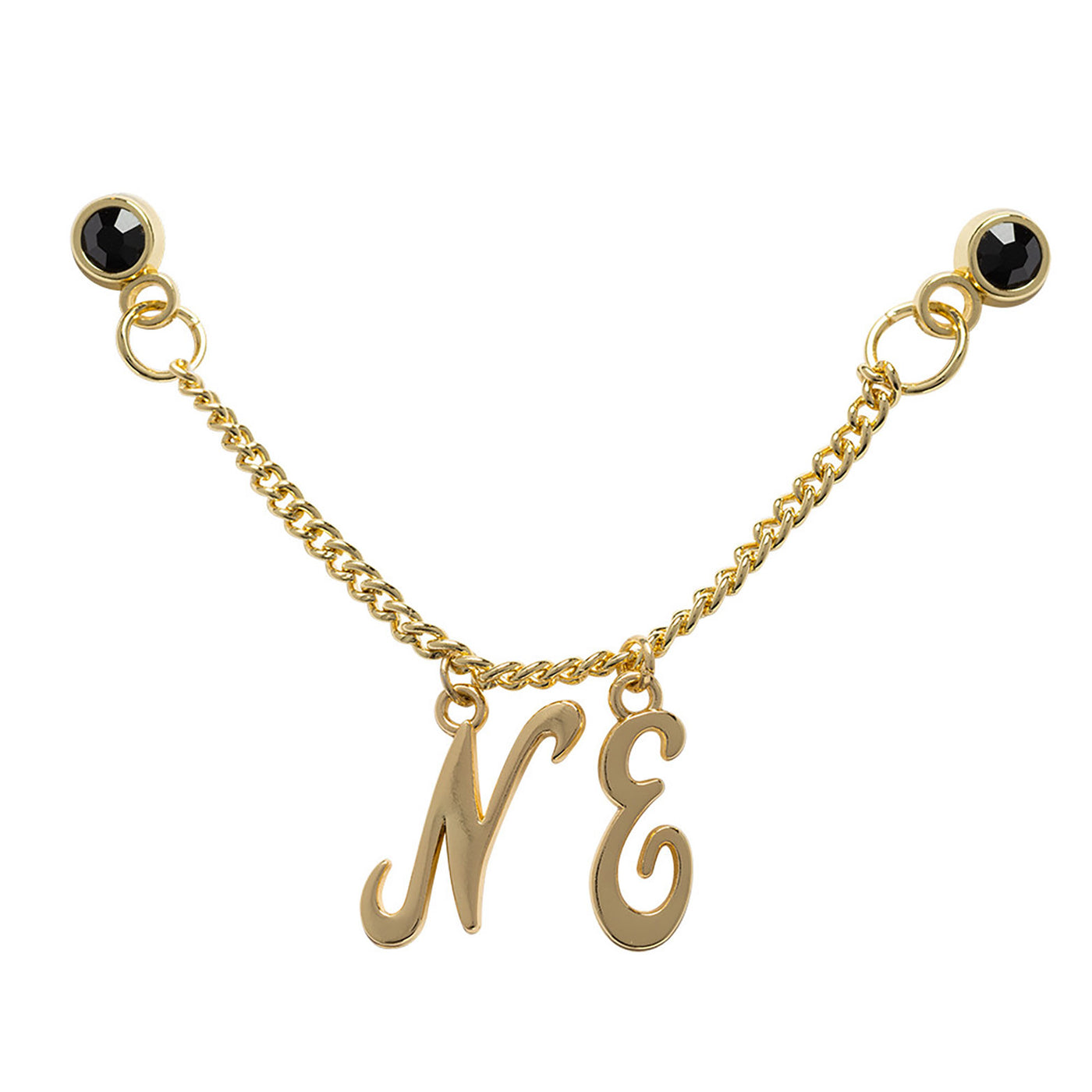 NEW ERA 59FIFTY® DAY NE CHAIN BLACK AND GOLD PIN