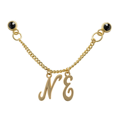 NEW ERA 59FIFTY® DAY NE CHAIN BLACK AND GOLD PIN