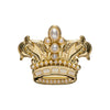 NEW ERA 59FIFTY® DAY NE CROWN BROOCH BLACK AND GOLD PIN