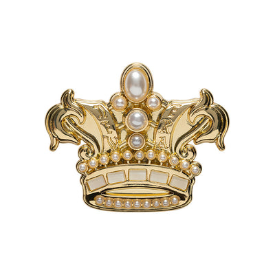 NEW ERA 59FIFTY® DAY NE CROWN BROOCH BLACK AND GOLD PIN