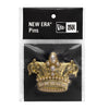 NEW ERA 59FIFTY® DAY NE CROWN BROOCH BLACK AND GOLD PIN