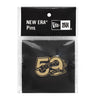 NEW ERA 59FIFTY® DAY 59FIFTY SINCE 1920 BANNER LOGO BLACK AND GOLD PIN
