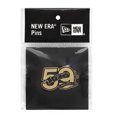 NEW ERA 59FIFTY® DAY 59FIFTY SINCE 1920 BANNER LOGO BLACK AND GOLD PIN