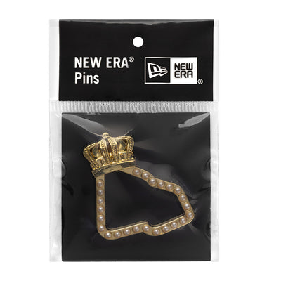 NEW ERA 59FIFTY® DAY CROWN FLAG BLACK AND GOLD PIN
