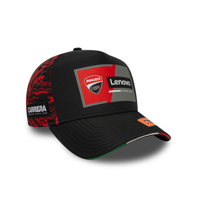 DUCATI LENOVO TEAM MISANO RACE SPECIAL PECCO BAGNAIA 63 BLACK 9FORTY EF CAP