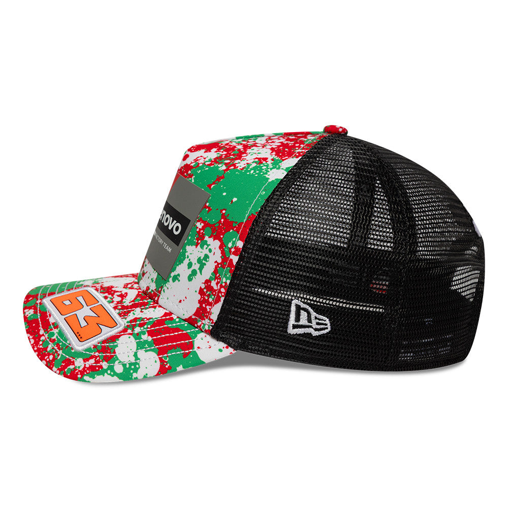 DUCATI LENOVO TEAM MUGELLO RACE SPECIAL PECCO BAGNAIA 63 BLACK 9FORTY EF CAP