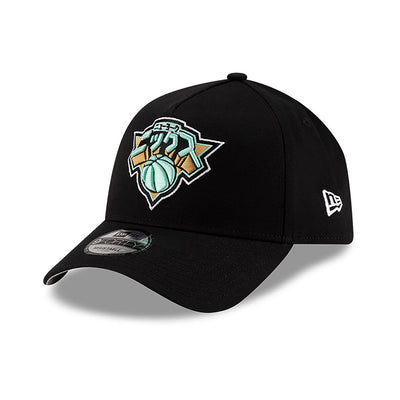 NEW ERA X HYPERFLY KATAKANA X NBA NEW YORK KNICKS BLACK 9FORTY AF CAP