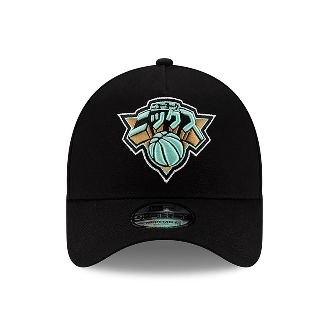 NEW ERA X HYPERFLY KATAKANA X NBA NEW YORK KNICKS BLACK 9FORTY AF CAP