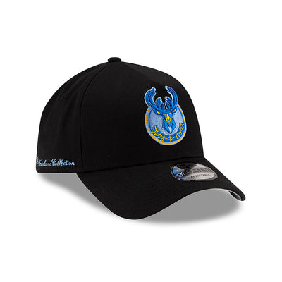 NEW ERA X HYPERFLY KATAKANA X NBA MILWAUKEE BUCKS BLACK 9FORTY AF CAP