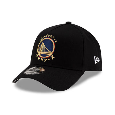 NEW ERA X HYPERFLY KATAKANA X NBA GOLDEN STATE WARRIORS BLACK 9FORTY AF CAP