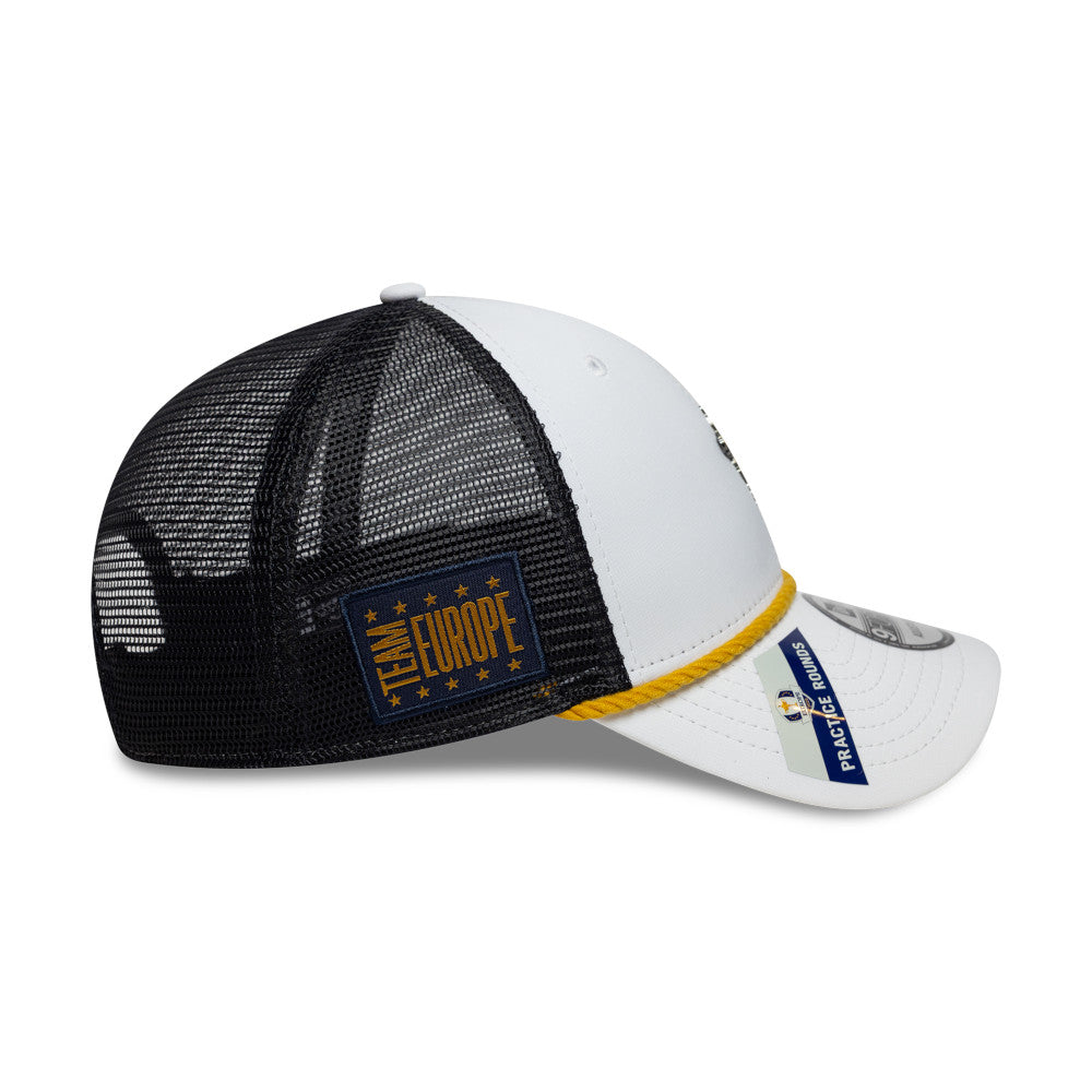RYDER CUP 2025 TEAM EUROPE REPLICA PRACTICE WHITE 9FORTY CAP