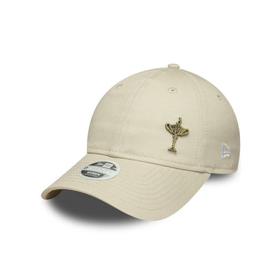 RYDER CUP 2025 TEAM EUROPE REPLICA TROPHY METAL BADGE WHITE WOMEN 9TWENTY CAP