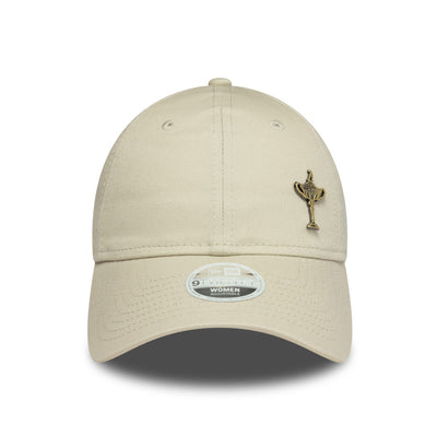RYDER CUP 2025 TEAM EUROPE REPLICA TROPHY METAL BADGE WHITE WOMEN 9TWENTY CAP