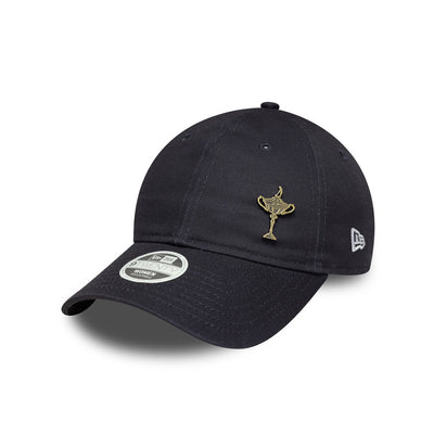 RYDER CUP 2025 TEAM EUROPE REPLICA TROPHY METAL BADGE NAVY WOMEN 9TWENTY CAP