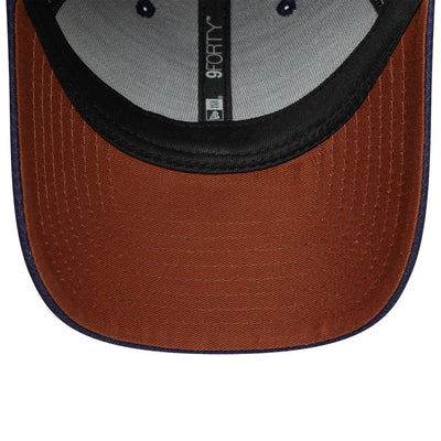 RYDER CUP 2025 TEAM EUROPE REPLICA SATURDAY DIAMOND ERA 2-TONE BORWN UNDERVISOR NAVY 9FORTY CAP