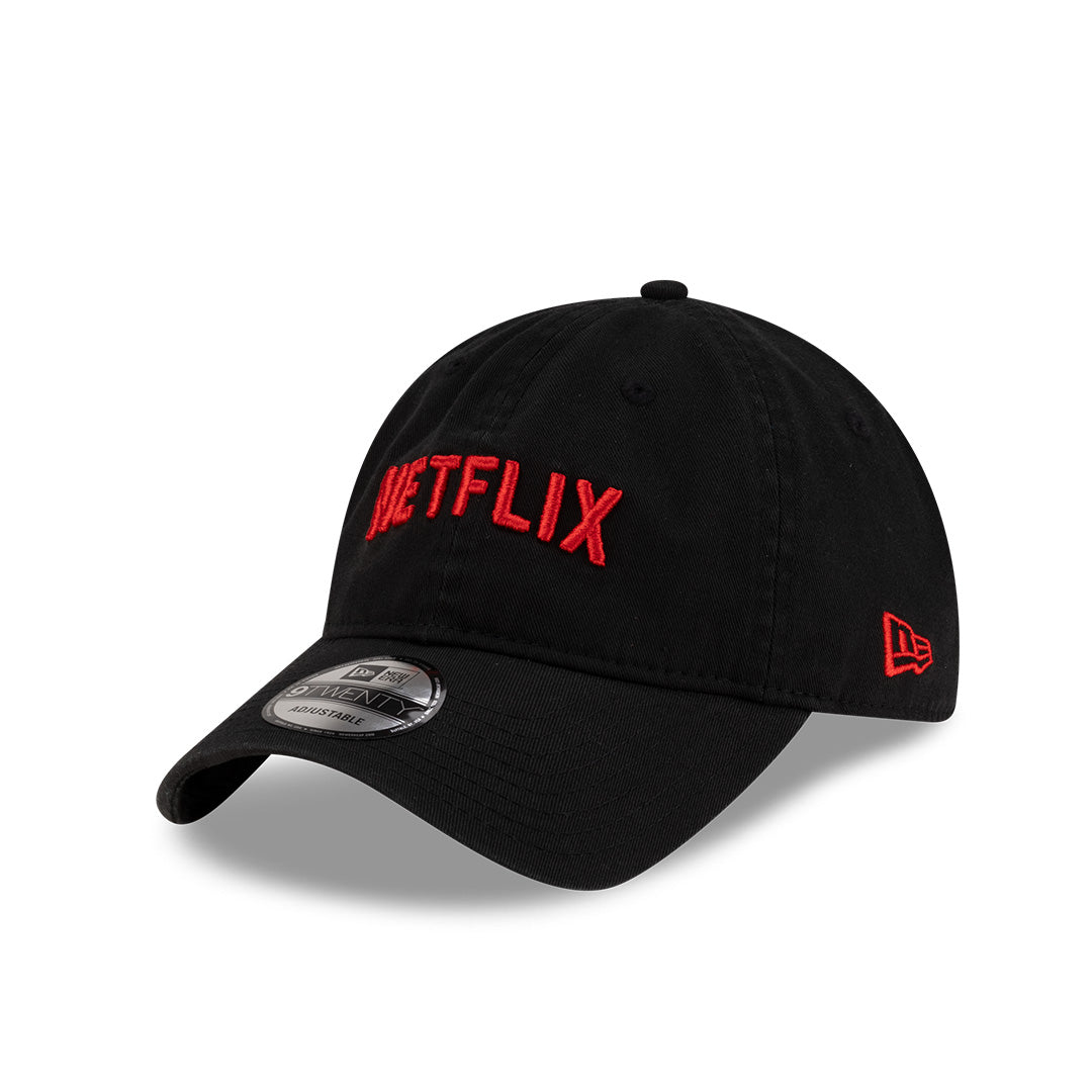 NEW ERA X NETFLIX LOGO BLACK 9TWENTY CAP