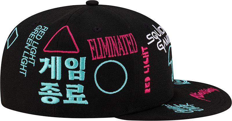 NEW ERA X NETFLIX SQUID GAME BLACK 59FIFTY CAP