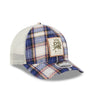 VISA CASH APP RACING BULLS AUSTIN PLAID FLANNEL DARK BLUE 9FORTY MC CAP