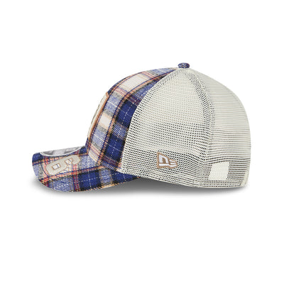 VISA CASH APP RACING BULLS AUSTIN PLAID FLANNEL DARK BLUE 9FORTY MC CAP