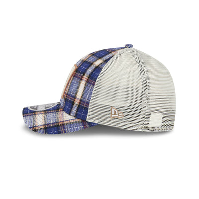 VISA CASH APP RACING BULLS AUSTIN TEAM PLAID FLANNEL DARK BLUE 9FORTY MC CAP