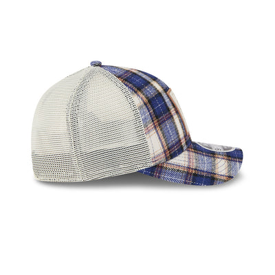 VISA CASH APP RACING BULLS AUSTIN TEAM PLAID FLANNEL DARK BLUE 9FORTY MC CAP