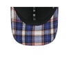 VISA CASH APP RACING BULLS AUSTIN TEAM PLAID FLANNEL DARK BLUE 9FORTY MC CAP