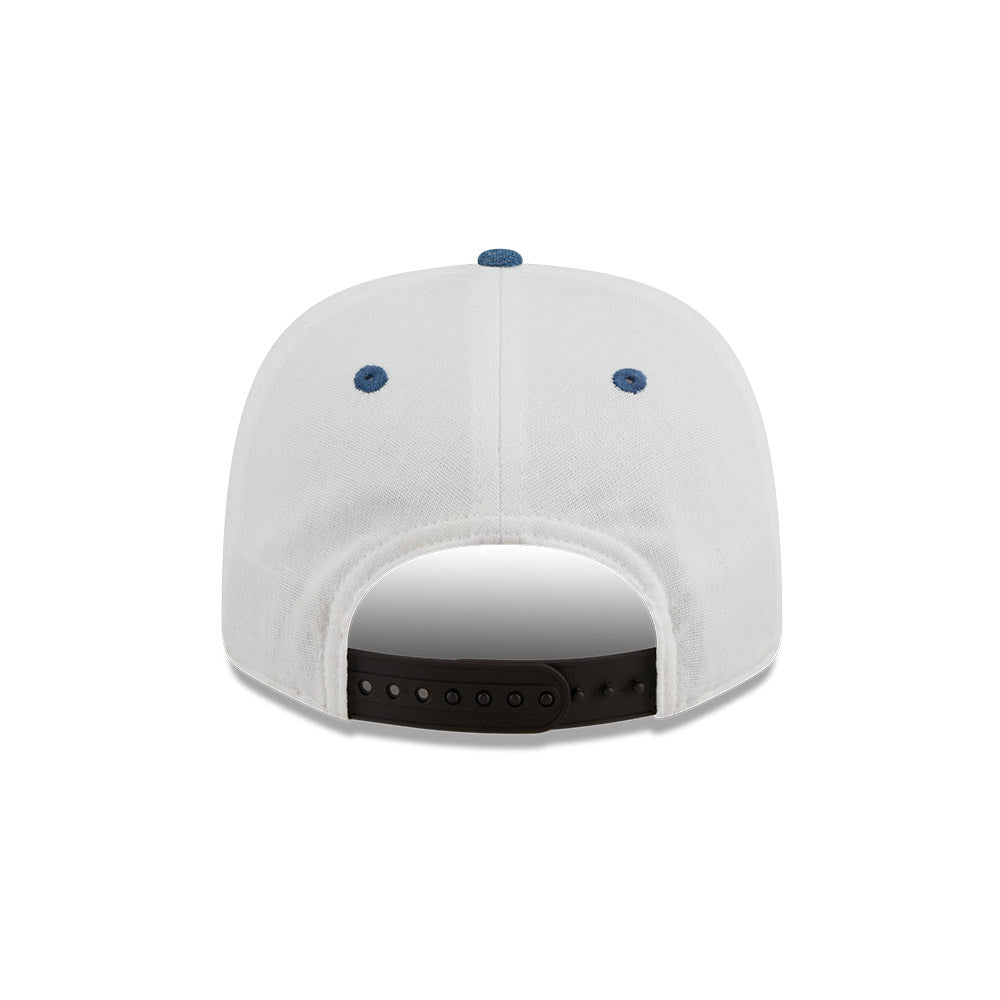 BWT ALPINE F1 TEAM AUSTIN RACE SPECIAL 2-TONE DENIM VISOR BEIGE 9SEVENTY STRETCH SNAP CAP