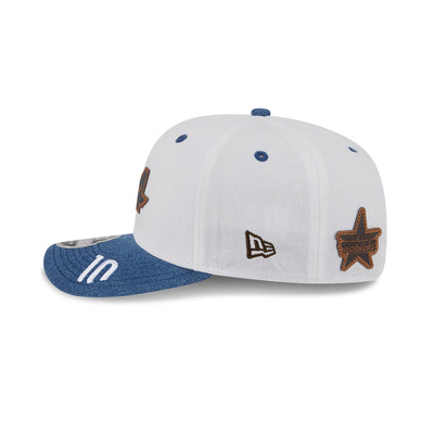 BWT ALPINE F1 TEAM AUSTIN RACE SPECIAL 10 2-TONE DENIM VISOR BEIGE 9SEVENTY STRETCH SNAP CAP
