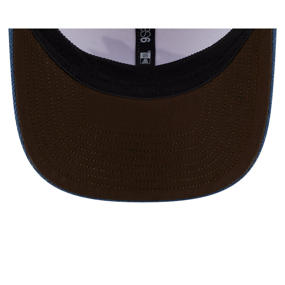 BWT ALPINE F1 TEAM AUSTIN RACE SPECIAL 10 2-TONE DENIM VISOR BEIGE 9SEVENTY STRETCH SNAP CAP