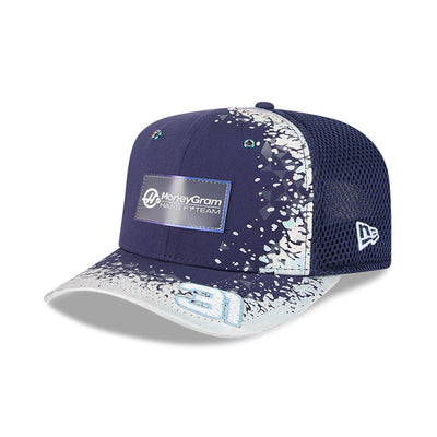 MONEYGRAM HAAS F1 TEAM LAS VEGAS RACE SPECIAL 31 NAVY 9FIFTY STRETCH SNAP CAP