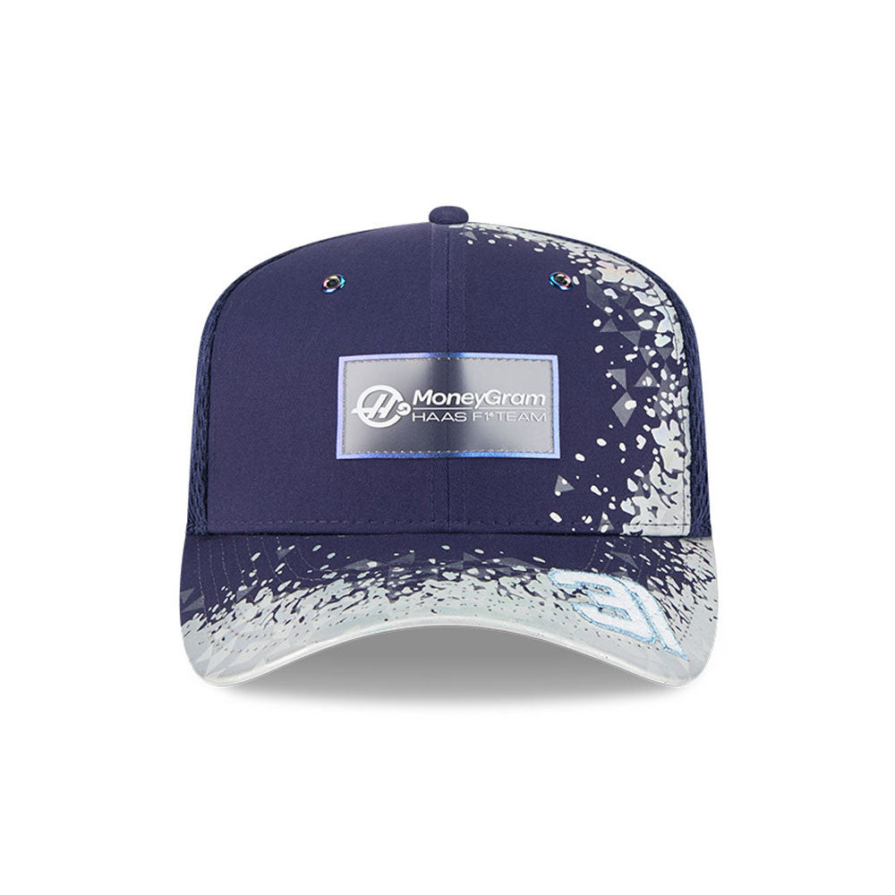 MONEYGRAM HAAS F1 TEAM LAS VEGAS RACE SPECIAL 31 NAVY 9FIFTY STRETCH SNAP CAP