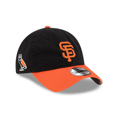 OVO® X MLB SAN FRANCISCO 2-TONE ORANGE VISOR BLACK 9TWENTY CAP