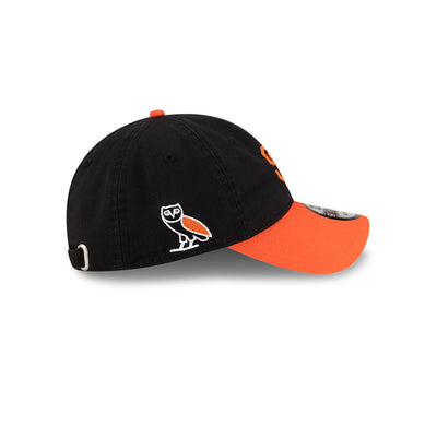 OVO® X MLB SAN FRANCISCO 2-TONE ORANGE VISOR BLACK 9TWENTY CAP