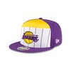 NBA TIP OFF 2025 LOS ANGELES LAKERS PURPLE SPLIT PANEL 9FIFTY CAP