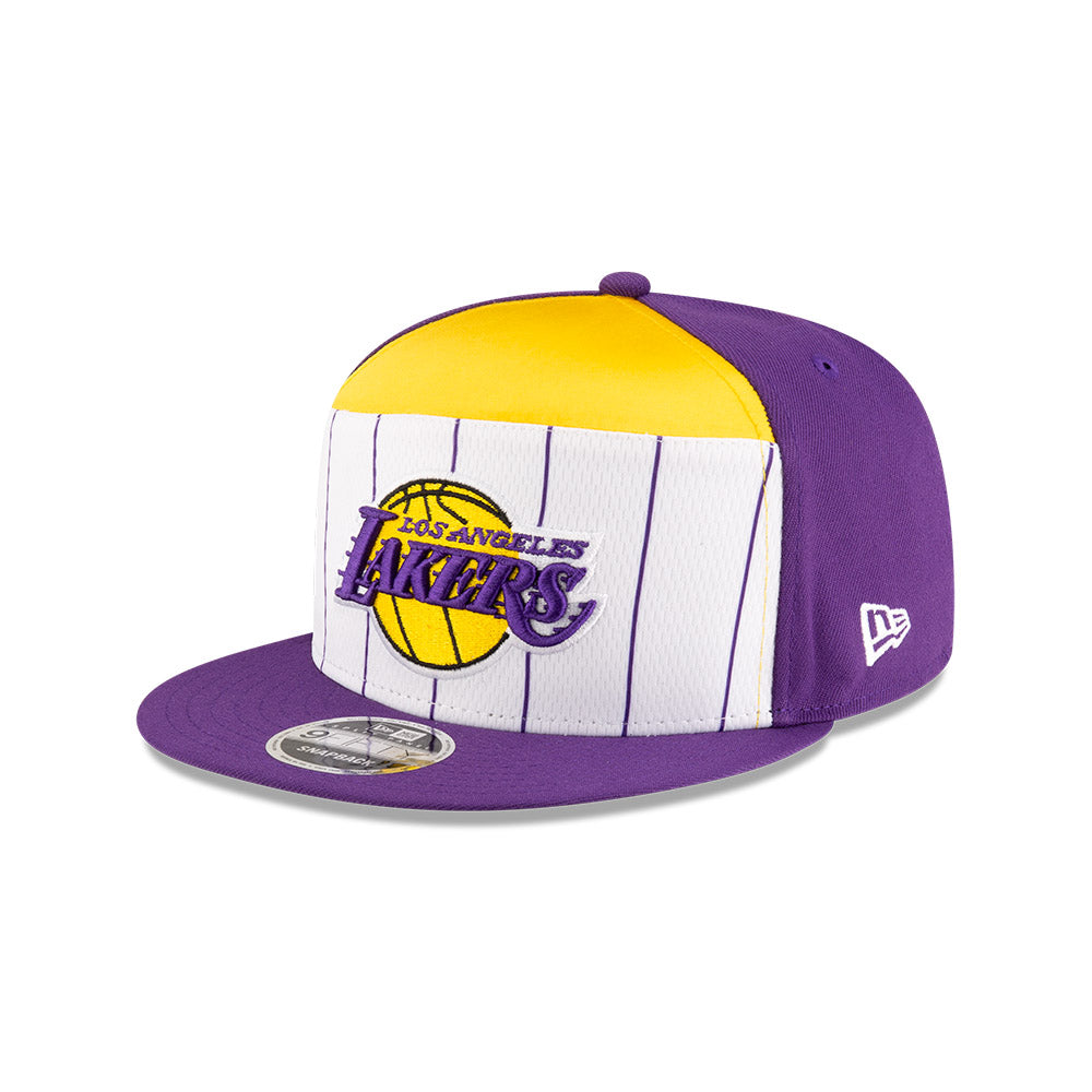 NBA TIP OFF 2025 LOS ANGELES LAKERS PURPLE SPLIT PANEL 9FIFTY CAP